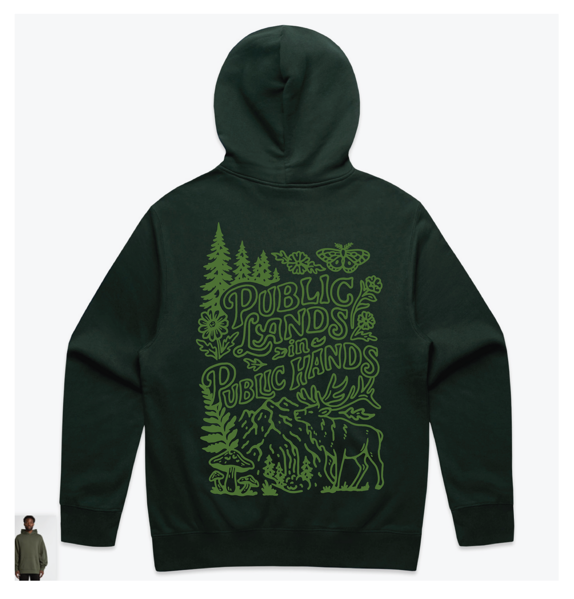 Public Lands Alpine Unisex Hooded Sweatshirt