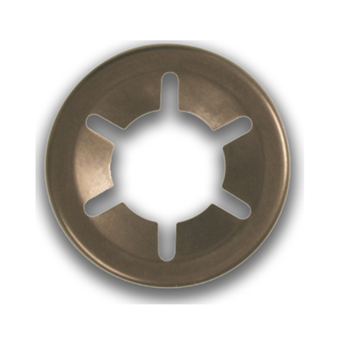 Push on fix washer