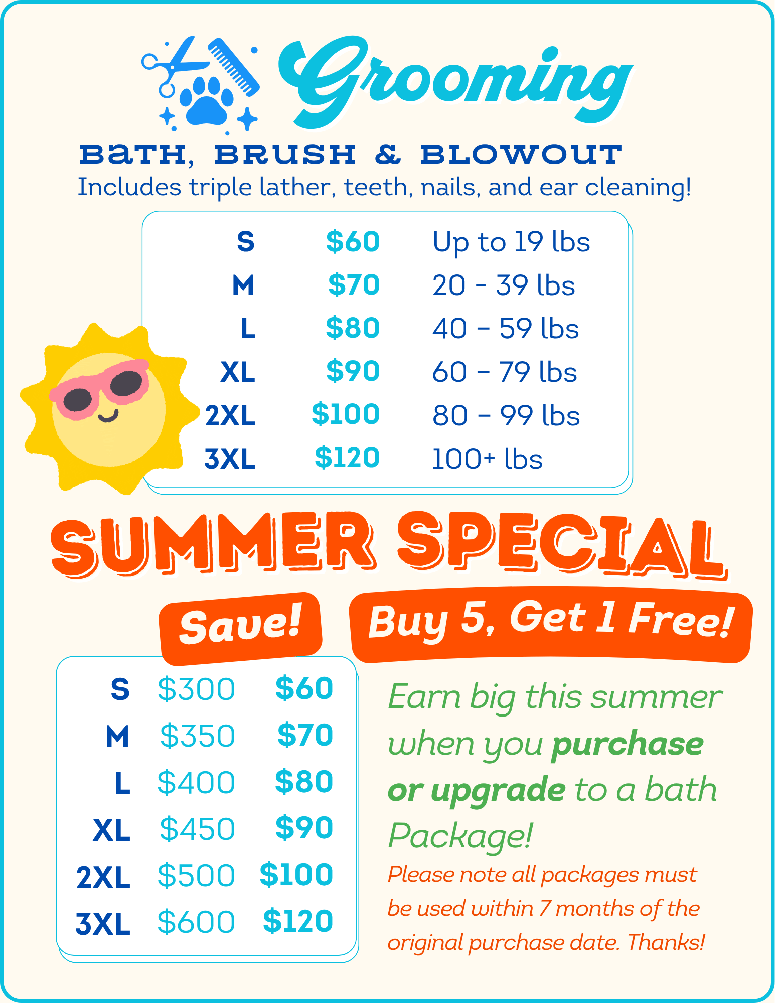 Special Grooming Discounts & Savings at Expert Pet