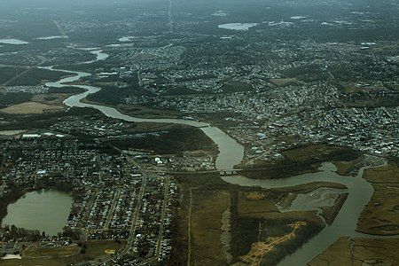 Aerial Image of South River NJ. Weekly Lawn Mowing Service in South River NJ