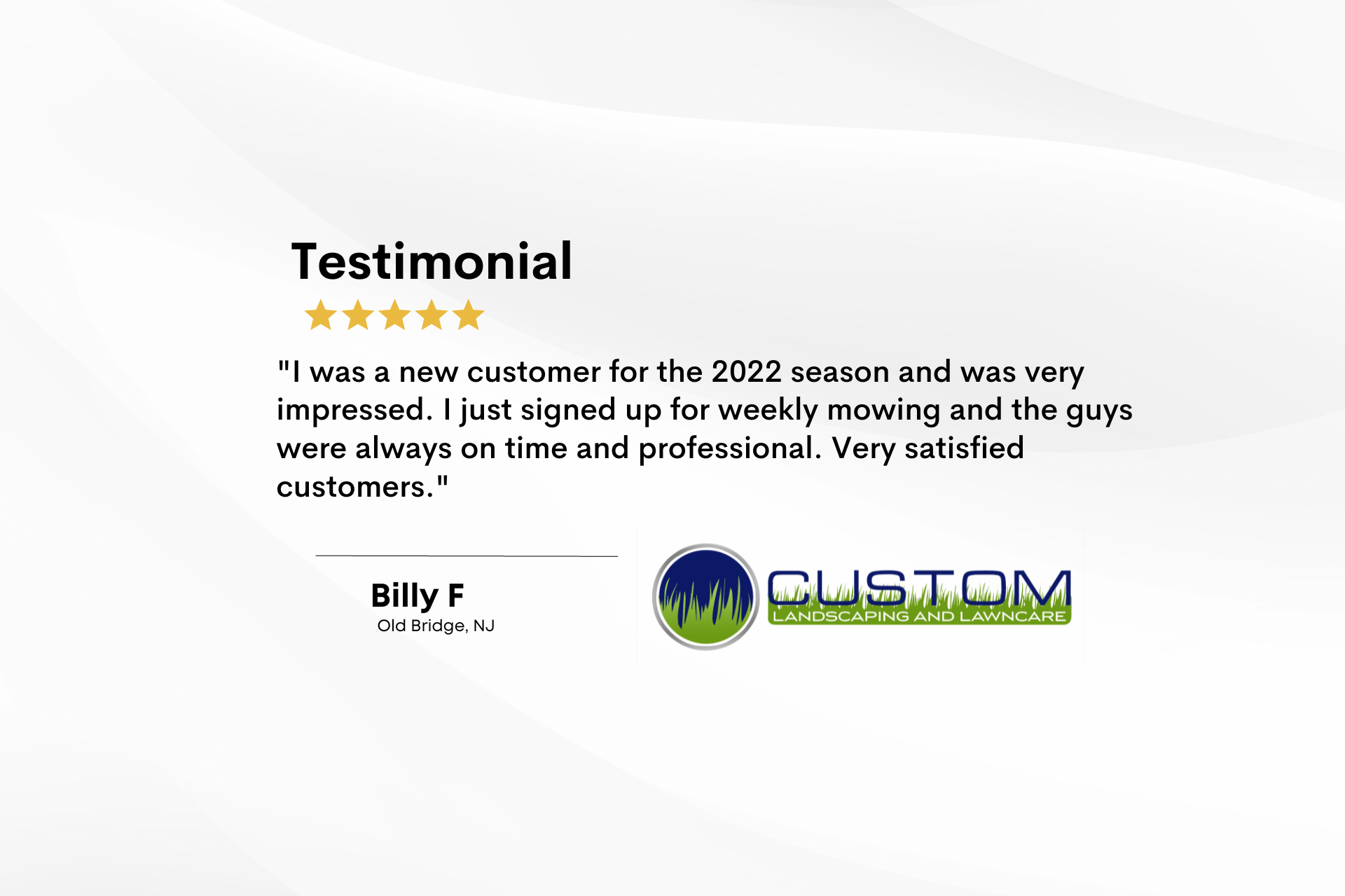 Review about Weekly Lawn Mowing Services in Soutyh River Nj