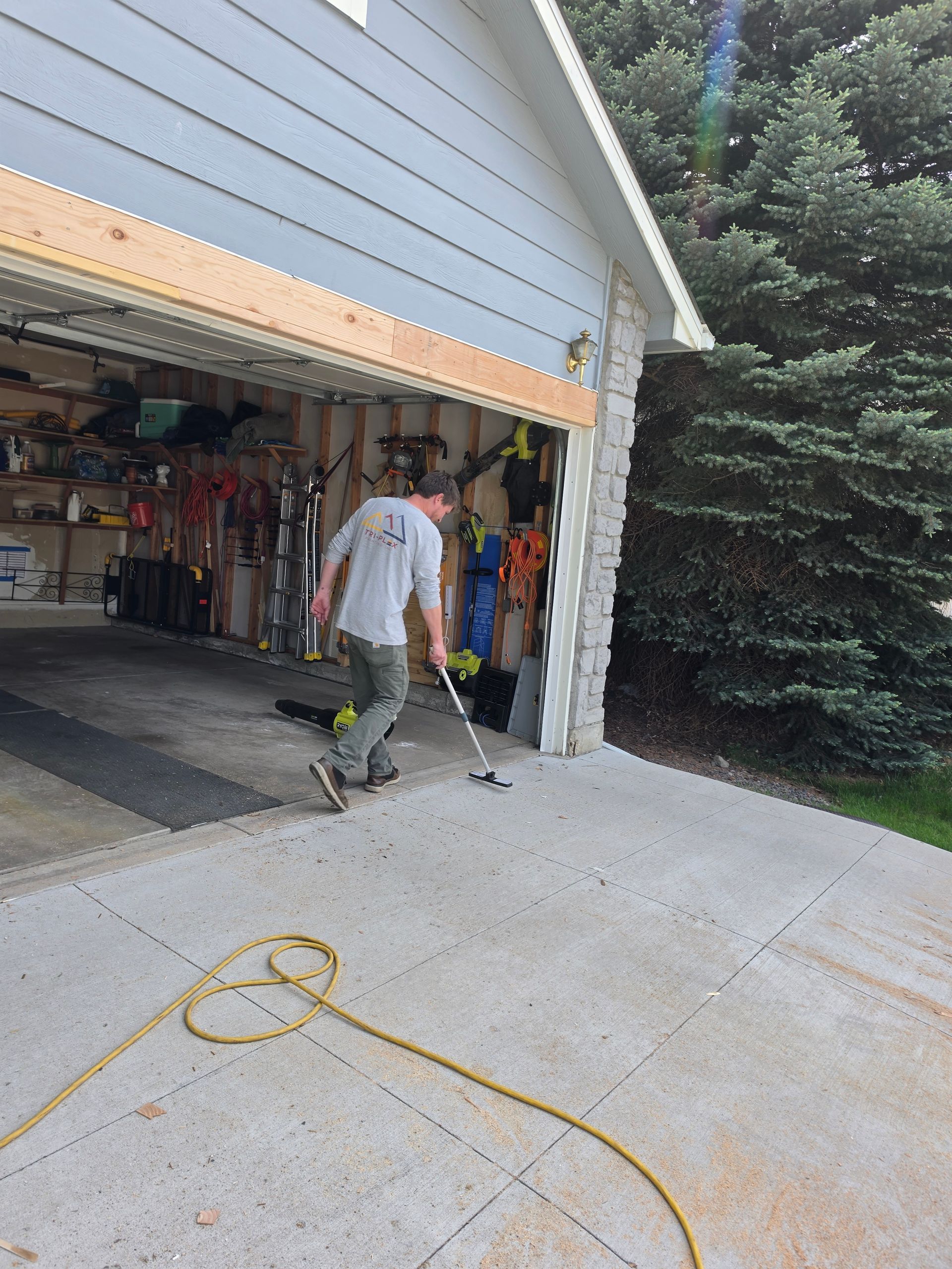 Another completed residential exterior painting project by Tri-Plex Painting. The professional local exterior painting company near you