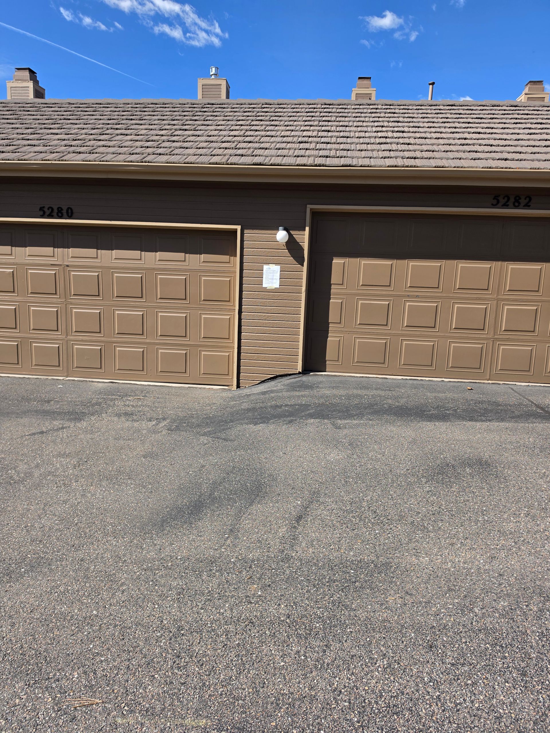 Exterior house painting project in Littleton, Colorado. Exterior Paint Notices for Exterior Painting