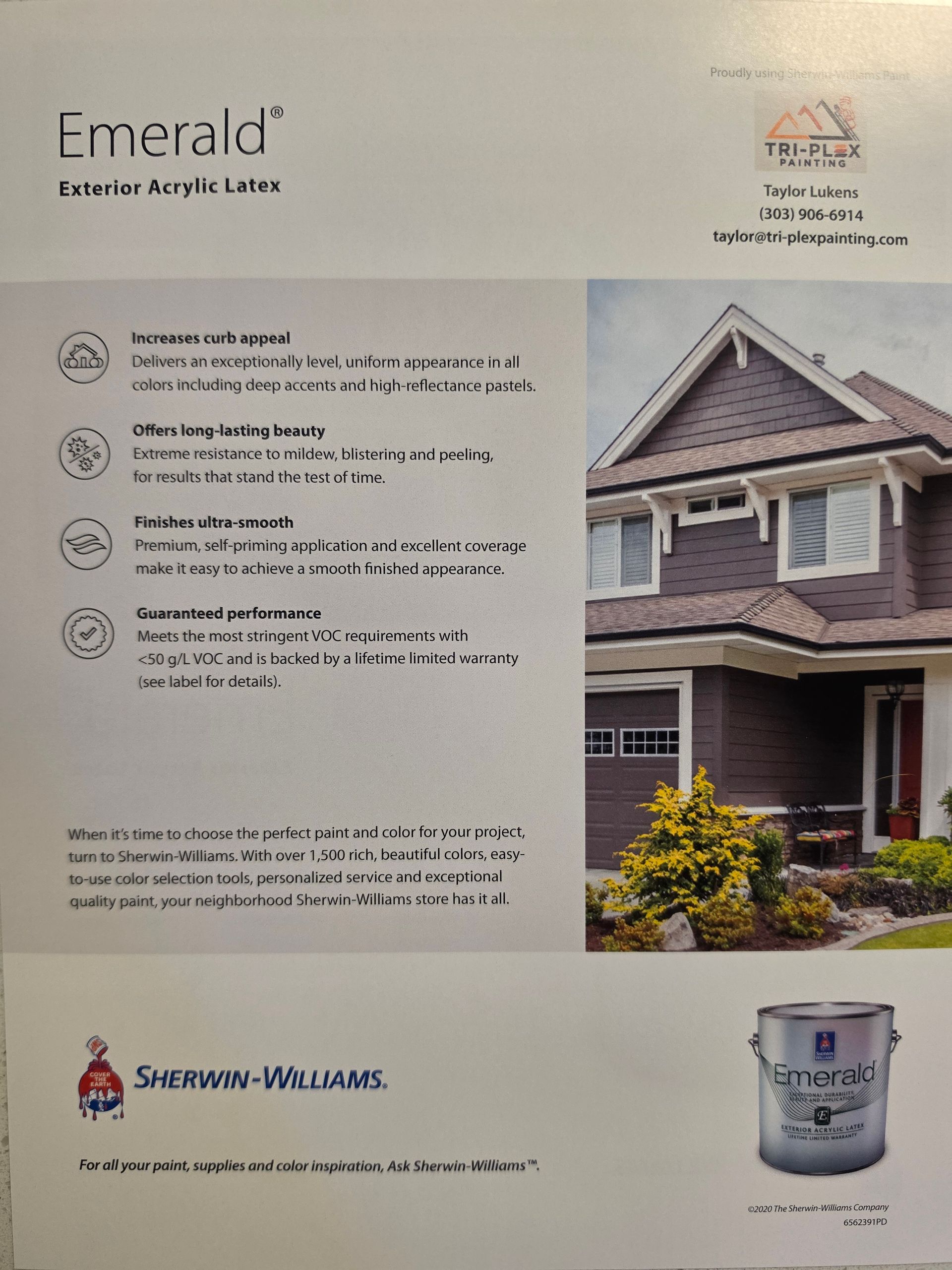 Sherwin-Williams Emerald Exterior Paint