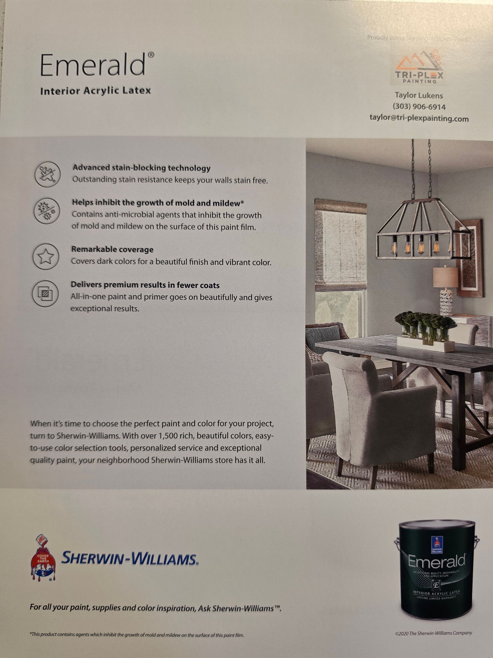 Sherwin-Williams Emerald Interior Paint