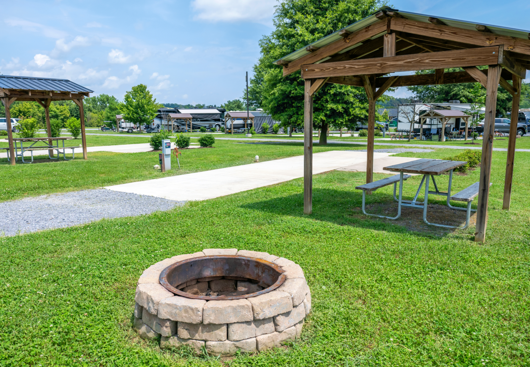 RV Site at Luray RV Resort