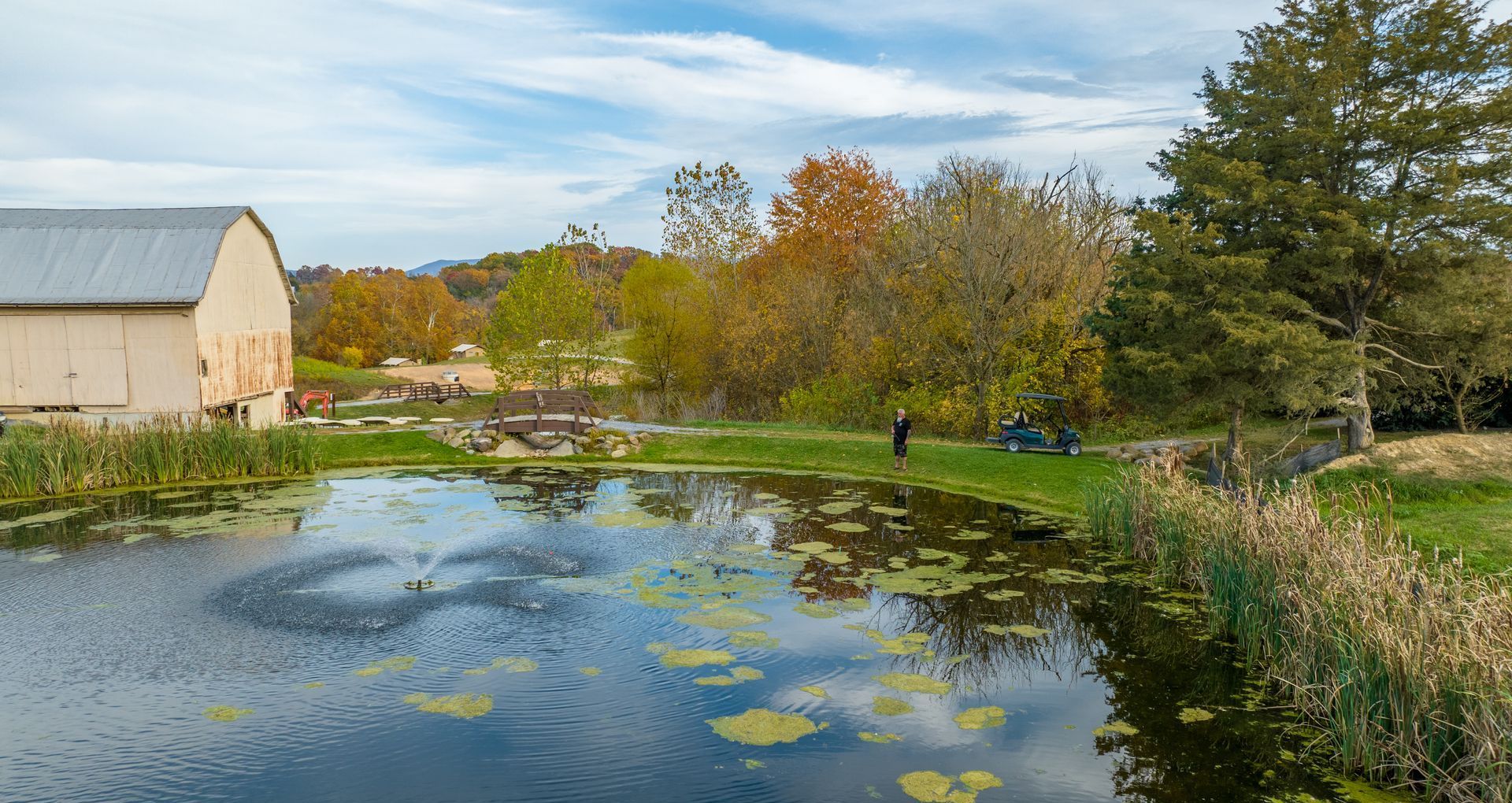 Fishing pond at Luray Rv Resort & Campground