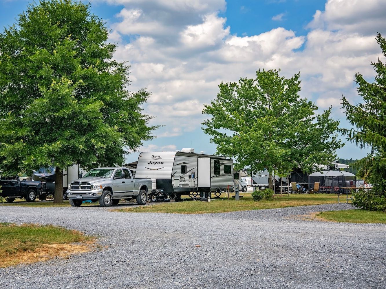 Back In RV Site