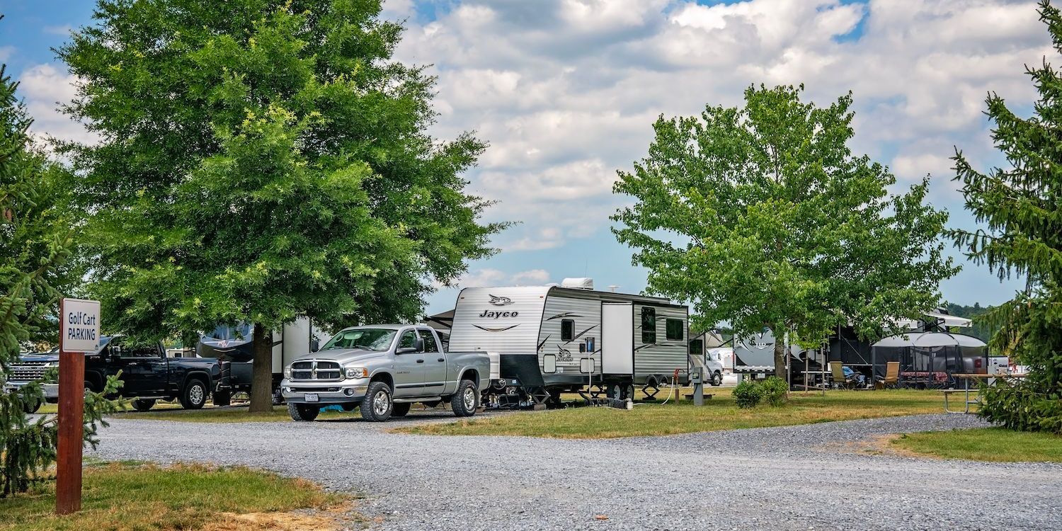 Back in RV Site