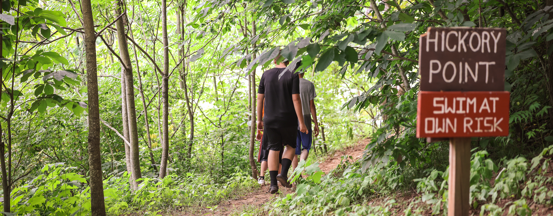 people enjoying a hike