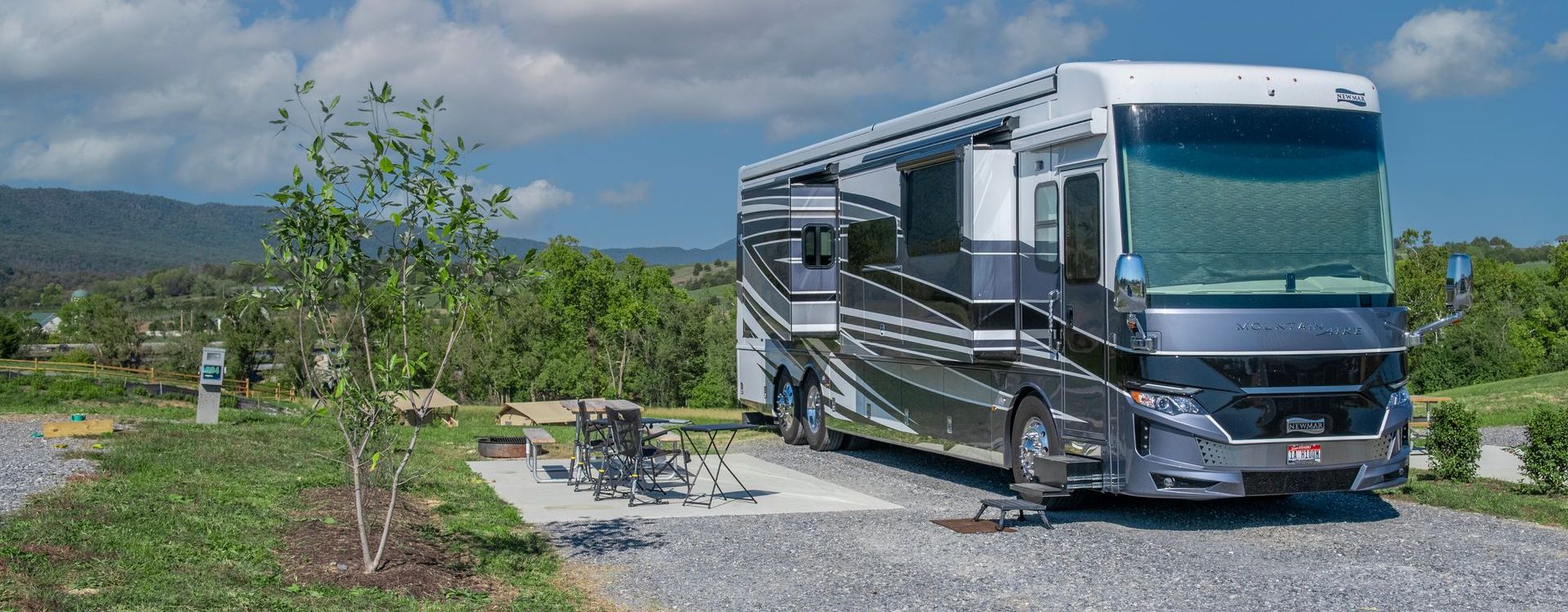 Back in RV site