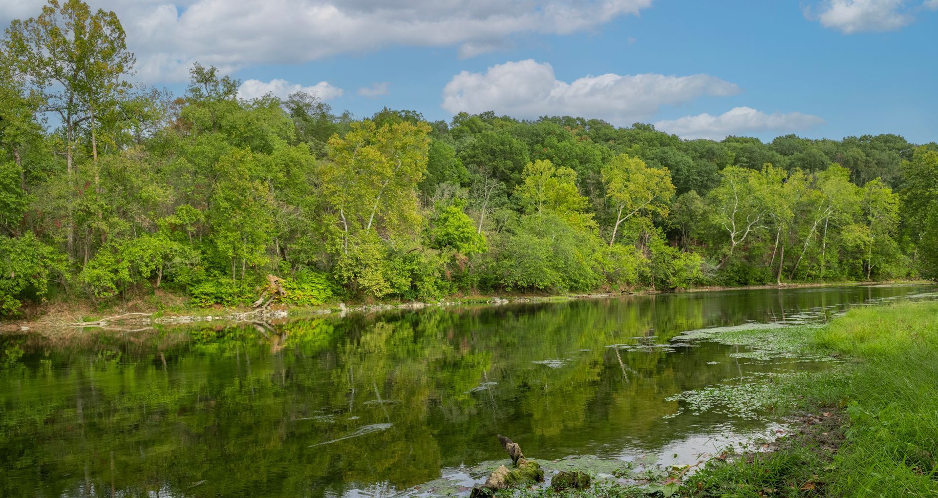 Shenandoah River view from Luray RV Resort & Campground