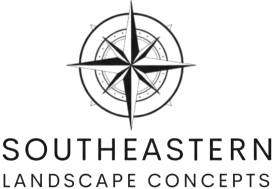 Logo: Compass rose graphic above "SOUTHEASTERN LANDSCAPE CONCEPTS" text.
