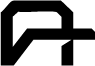 A black and white drawing of a cross on a white background.