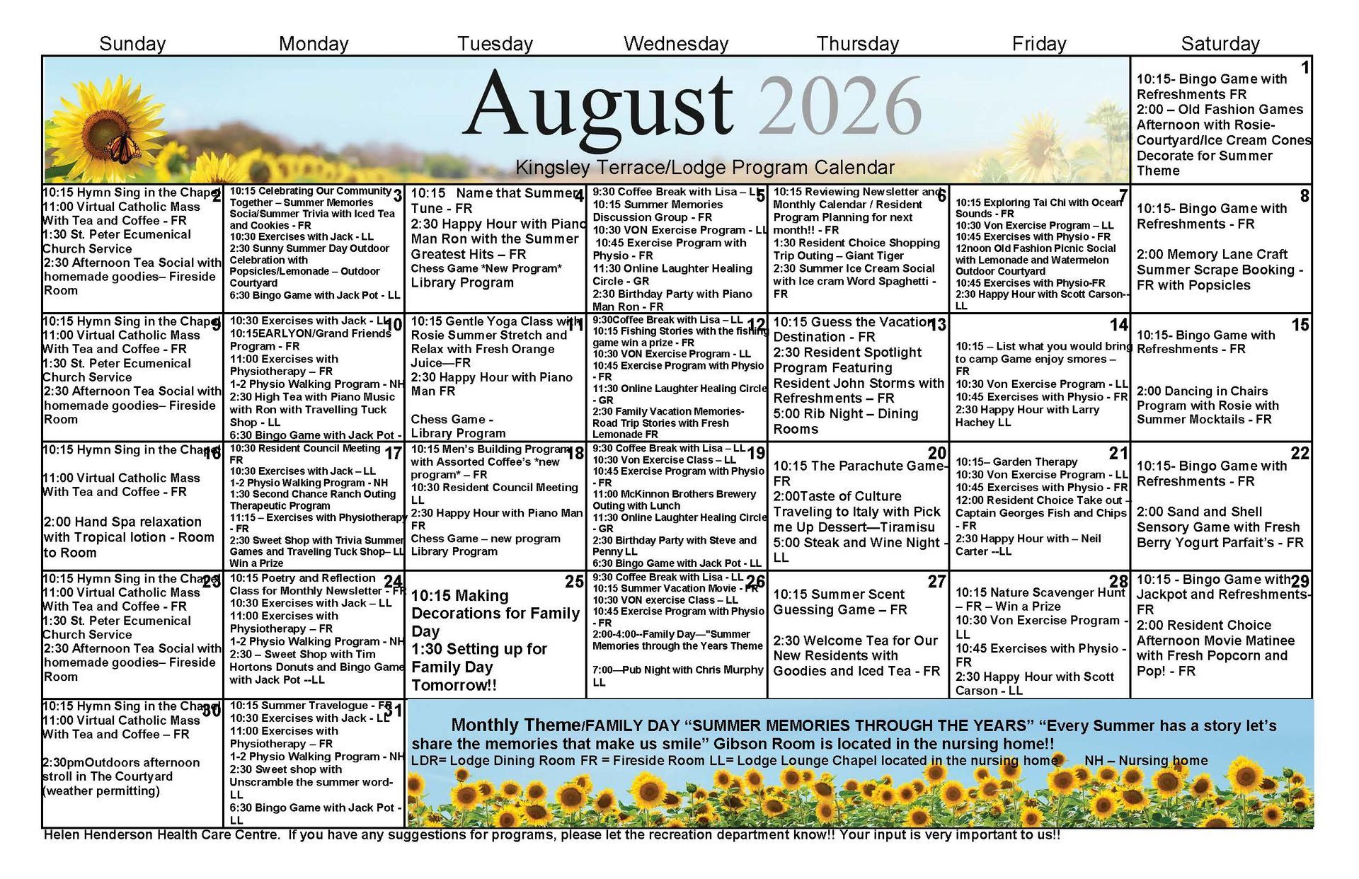 June 2026 Events