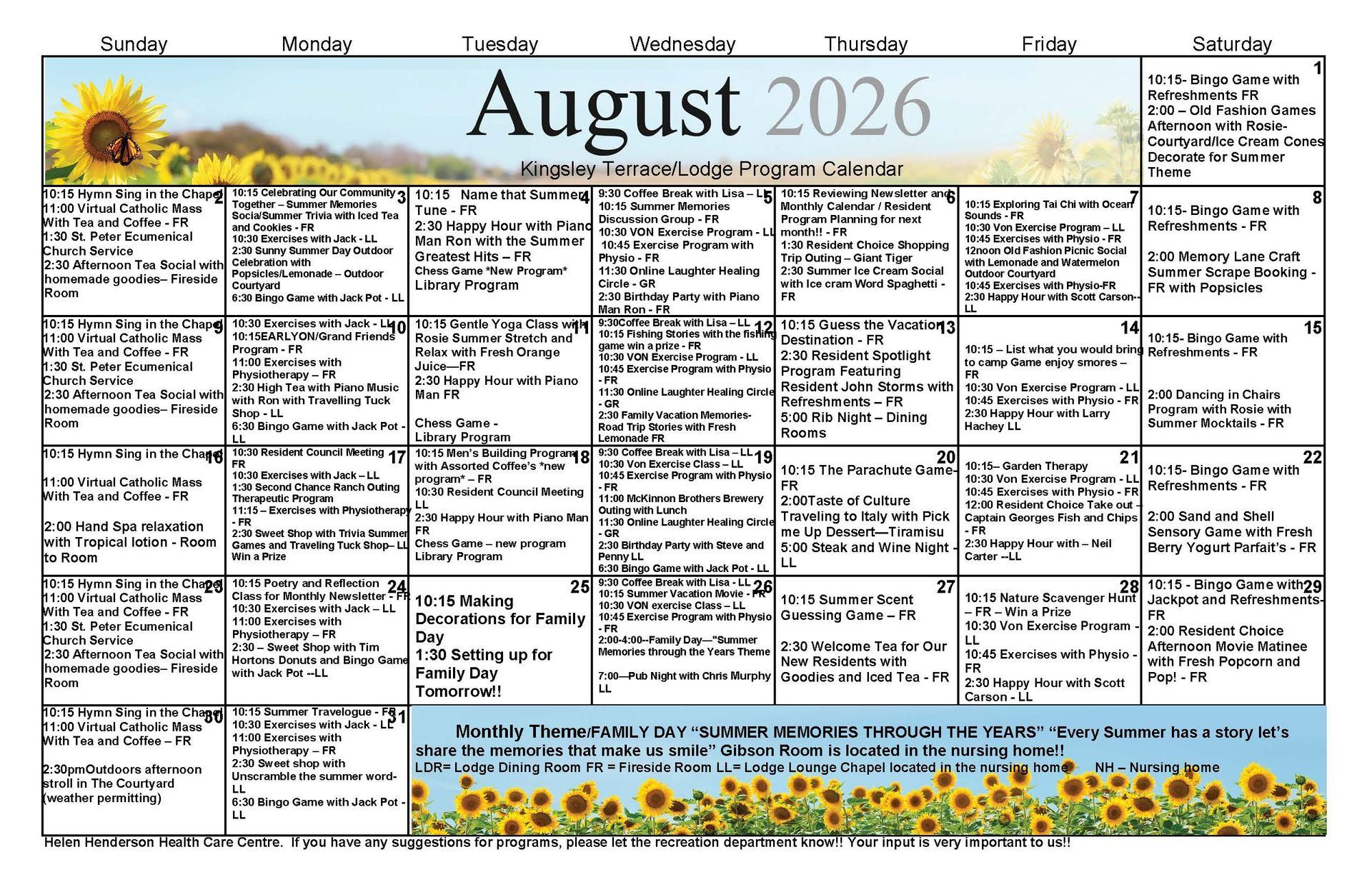 June 2026 Events