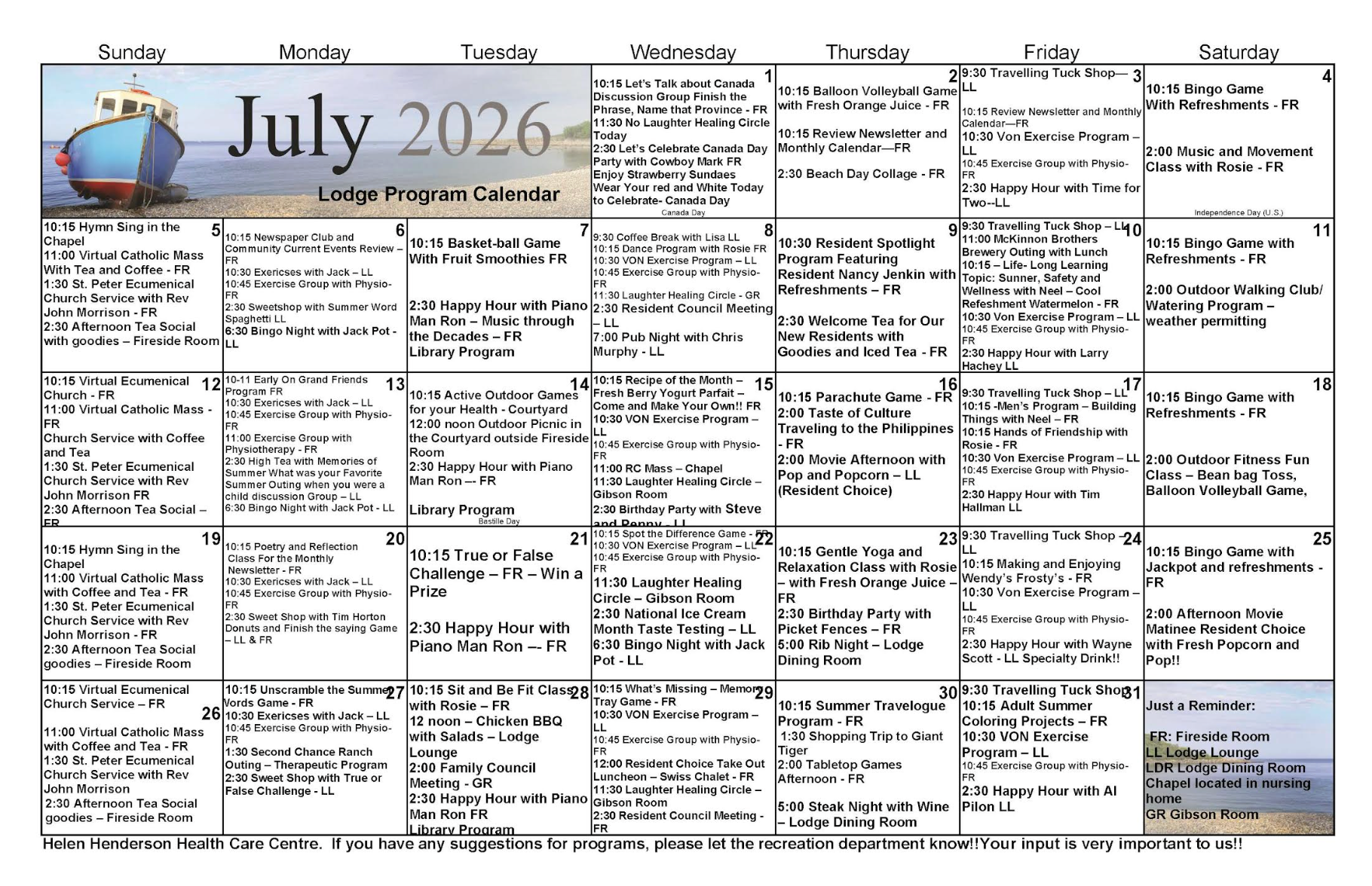 June 2026 Events