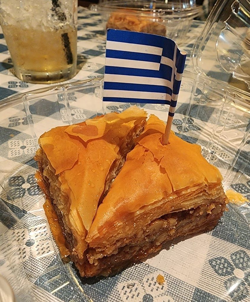 Greek dessert at Greektown Grille