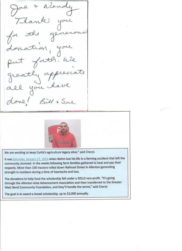 Handwritten note 