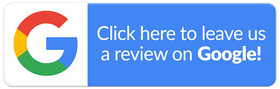 Google review banner with multicolor G logo and blue button text, “Click here to leave us a review on Google!”