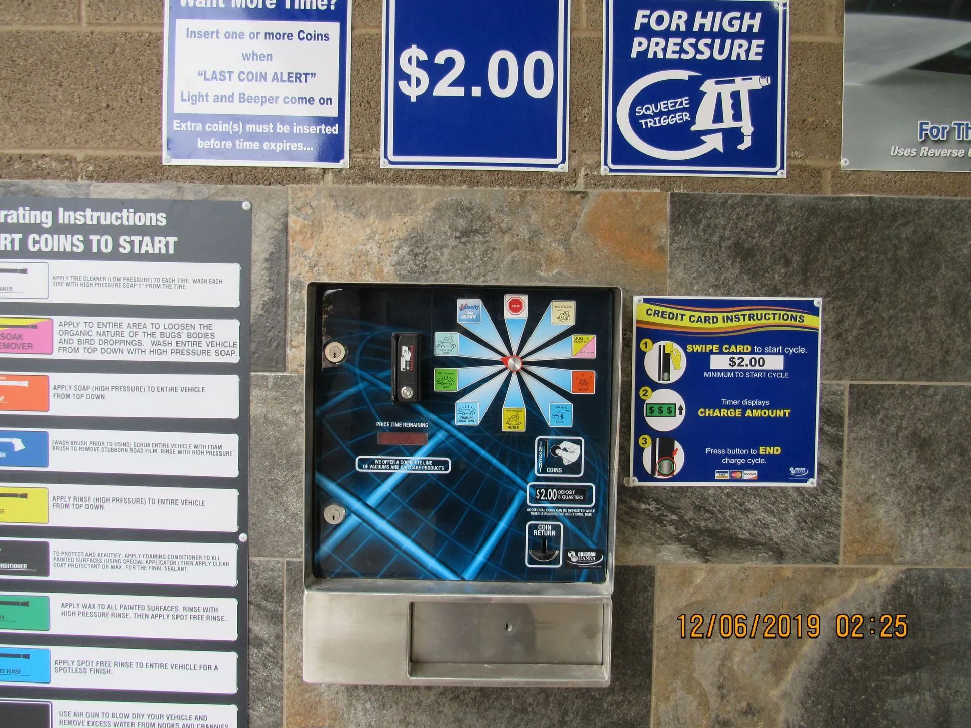 A dart board with a sign that says $ 2.00