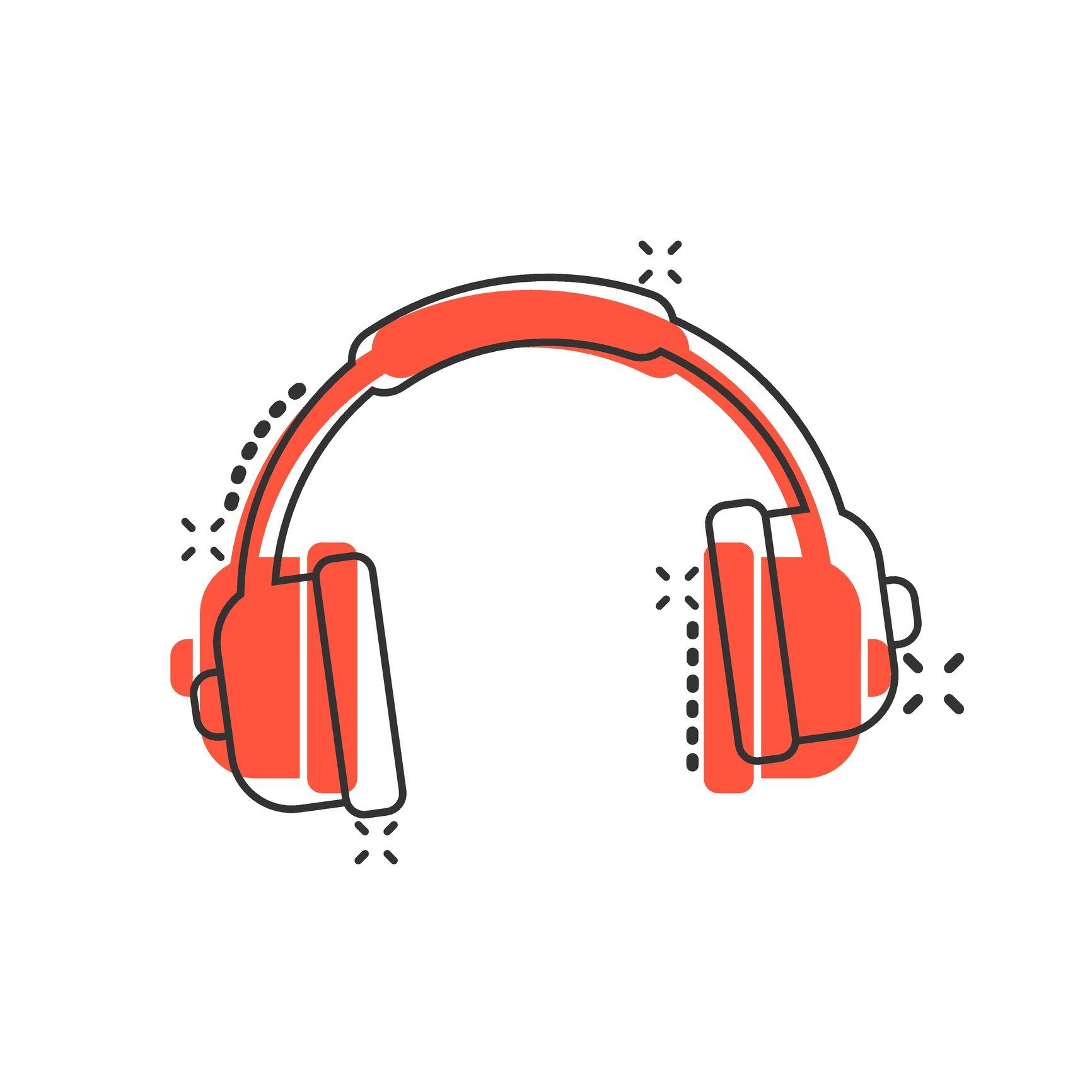 Headphones Vector Cartoon Illustration Pictogram — Redwood City, CA — Susan Jackson Music Headphones Vector Cartoon Illustration Pictogram — Redwood City, CA — Susan Jackson Music