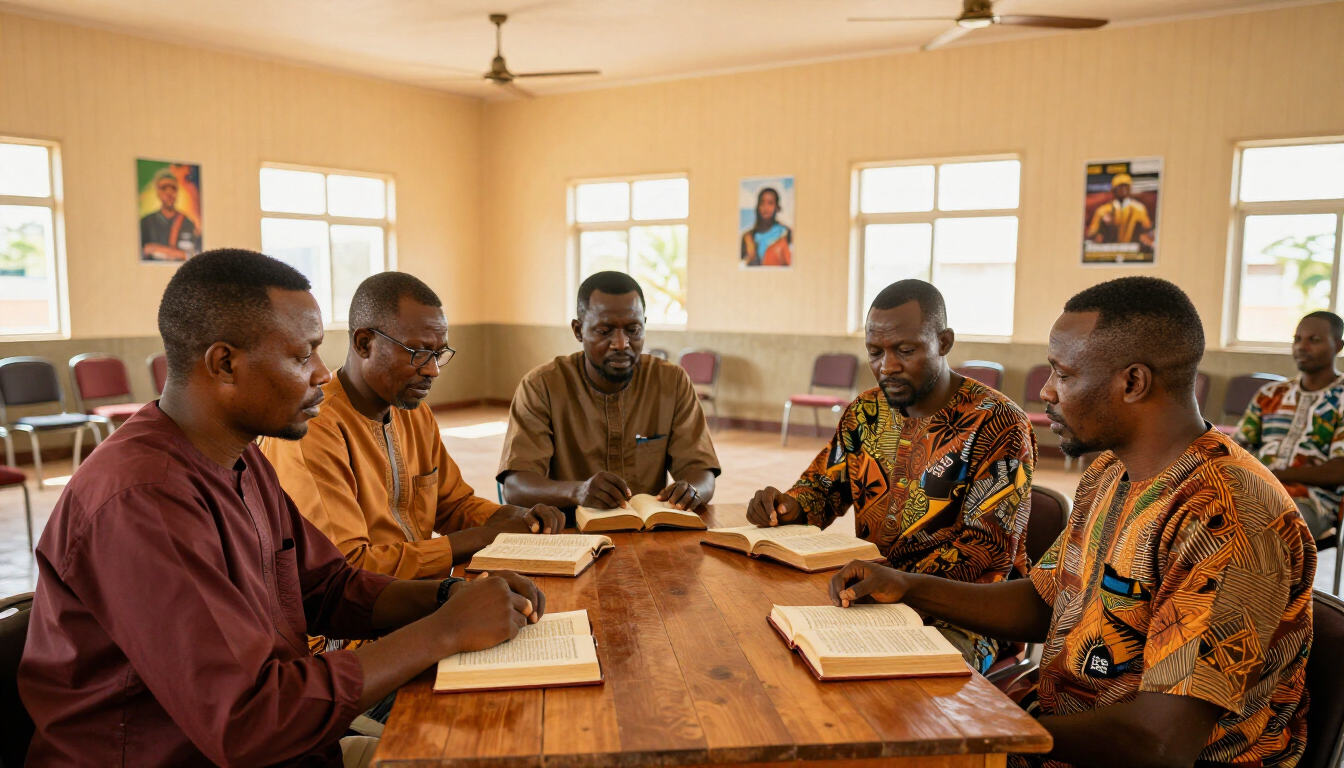 African church leaders in training session