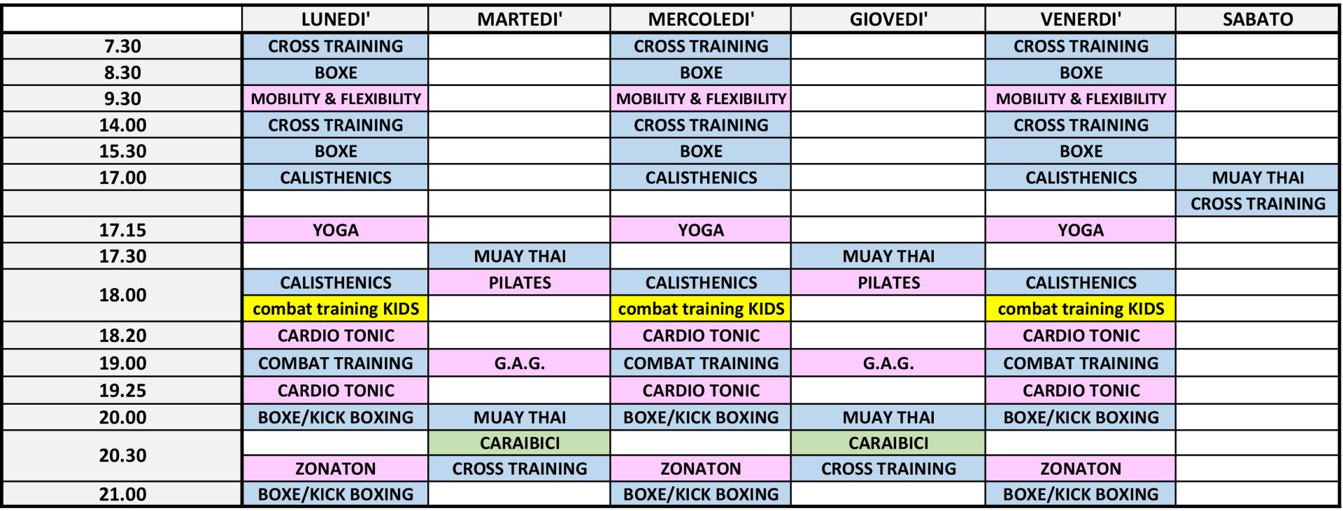 FIT ZONE palestra Lecce sport da combattimento, fitness, sala pesi