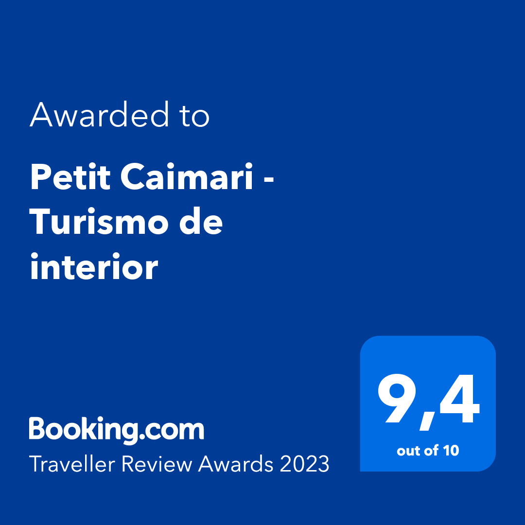 Booking.com award for Petit Caimari, a Turismo de interior, with a rating of 9.4 out of 10.