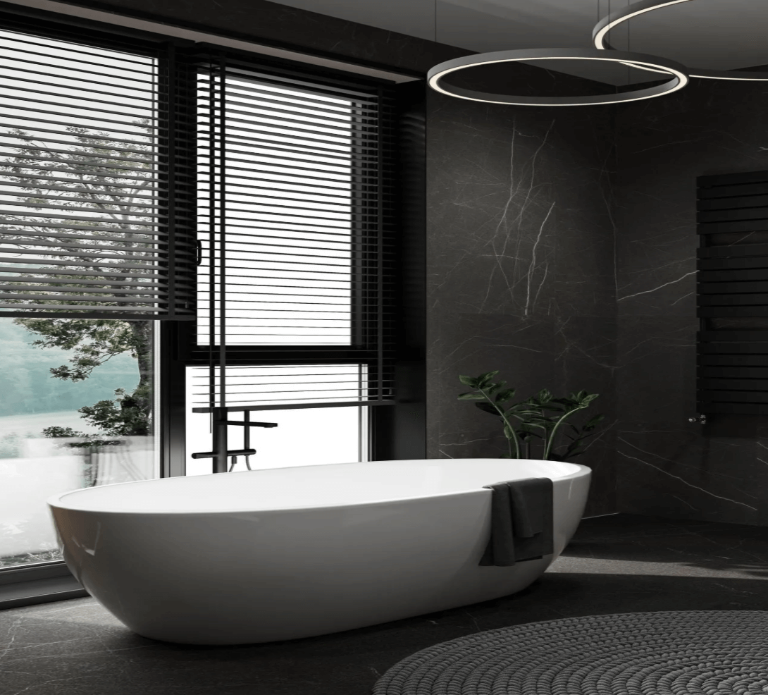 Bathroom remodel company installs a new sink and shower in mesquite, TX
