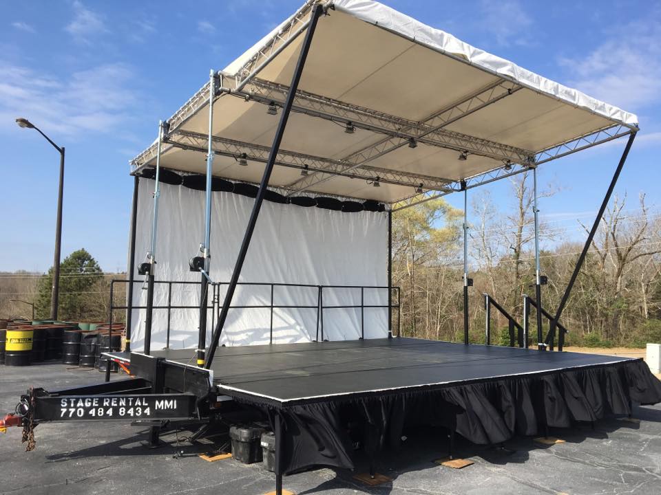 Large Stage — Lithonia, GA — MMI Rental