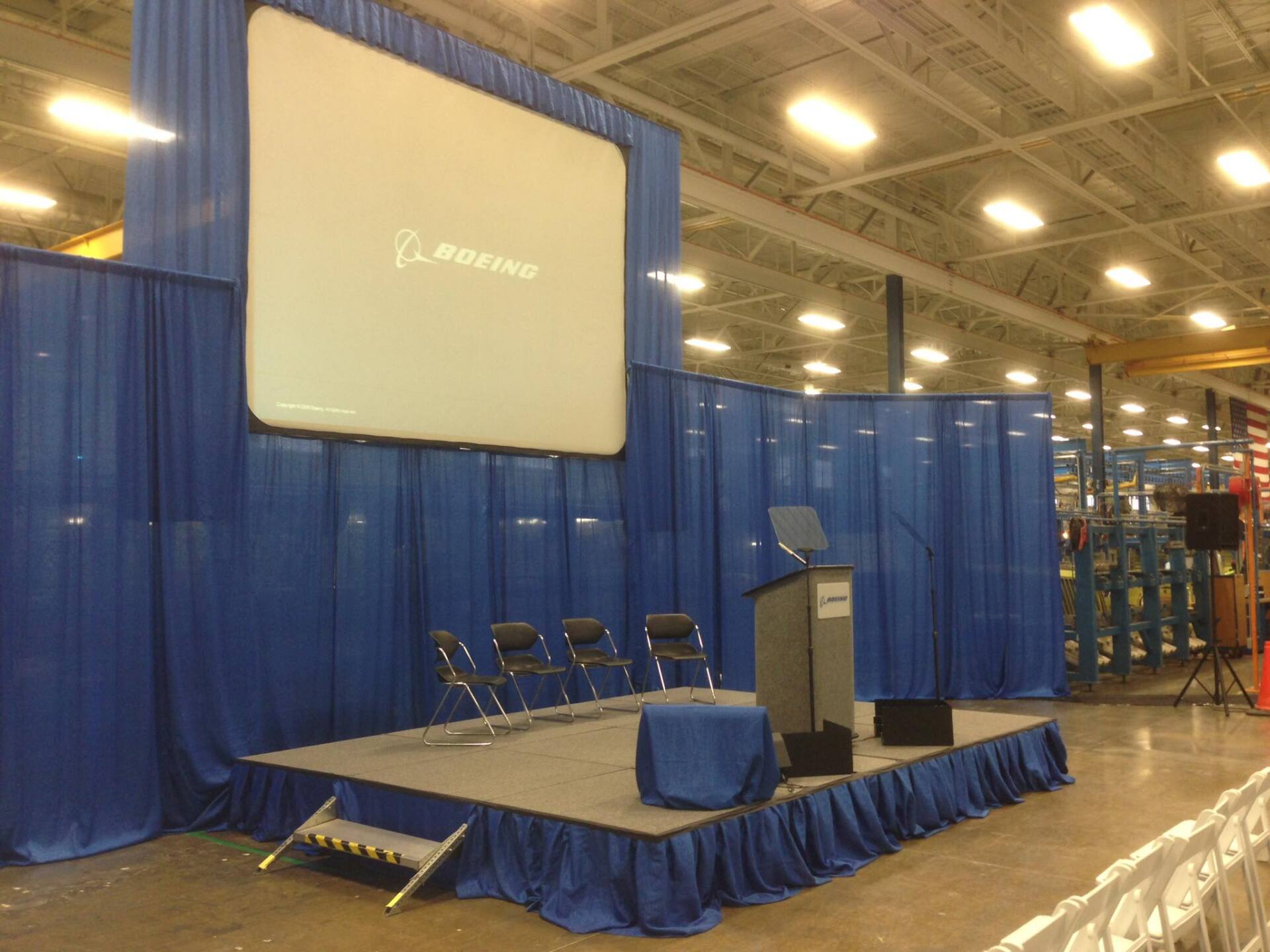 Event with Video Projection Screen — Lithonia, GA — MMI Rental
