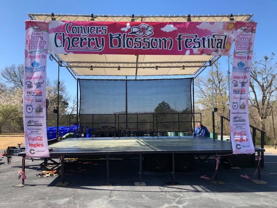Stage with Design — Lithonia, GA — MMI Rental