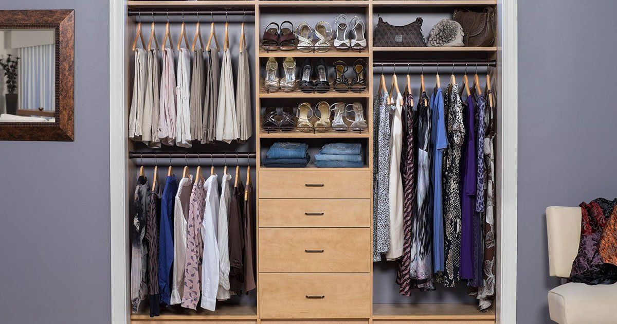 Custom Reach In Closet System