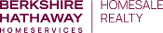 A logo for berkshire home sale and hathaway realty