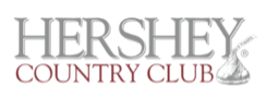 The hershey country club logo is shown on a white background