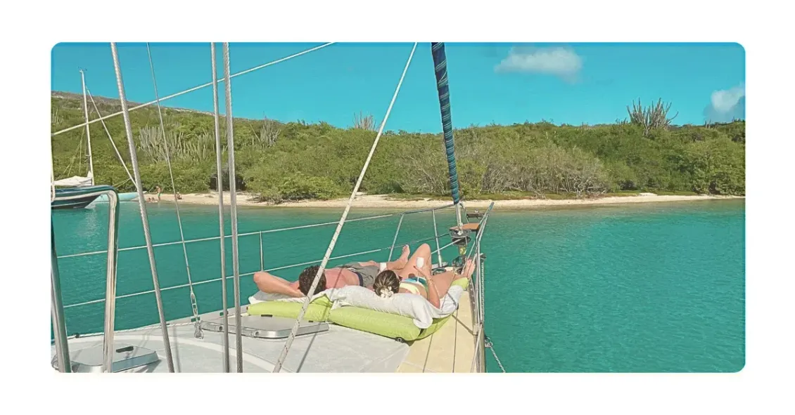 enjoy private sunset cruises onboard green sailboat galaxie