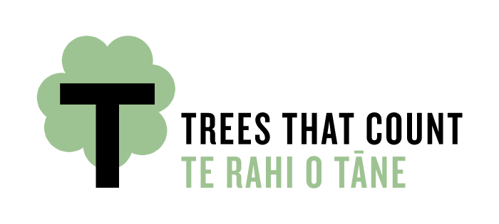 Logo for Trees That Count: black 