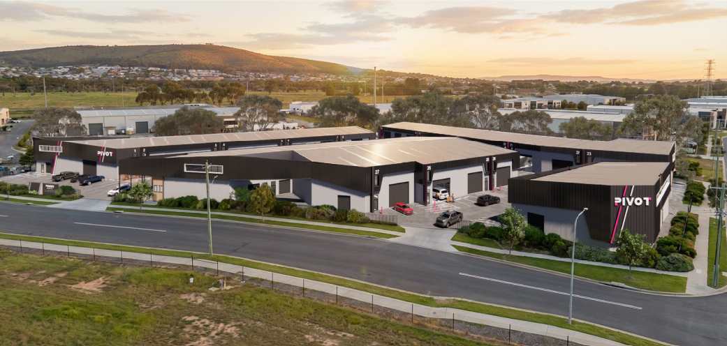 Aerial View of a Modern Office Building Complex — Construction Services in Southport, QLD
