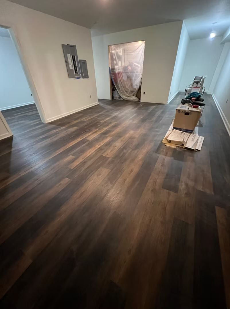 Luxury Vinyl Plank Installed by Martin's Master Flooring