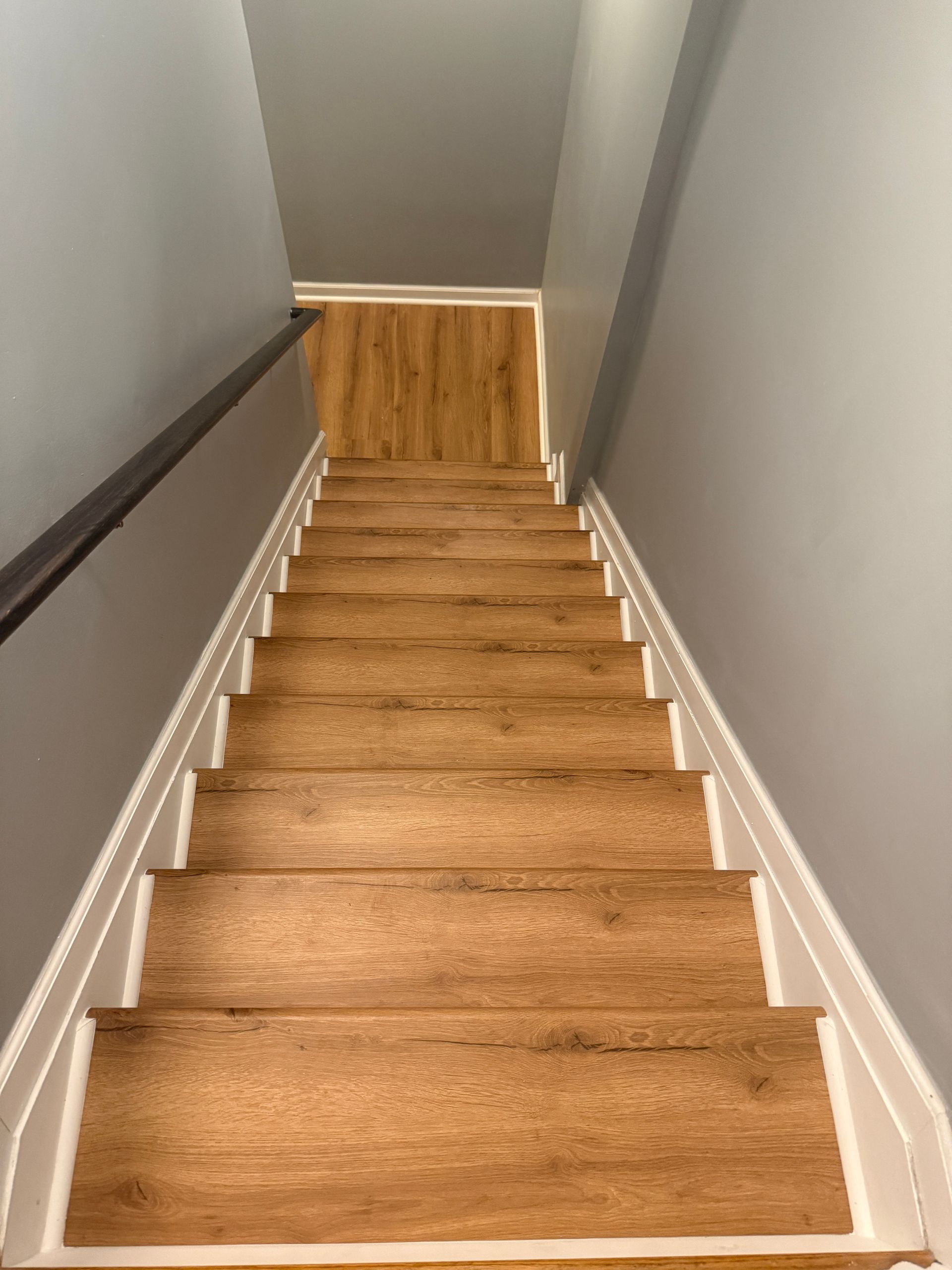 Luxury Vinyl Stair Treads - Installed by Martin's Master Flooring