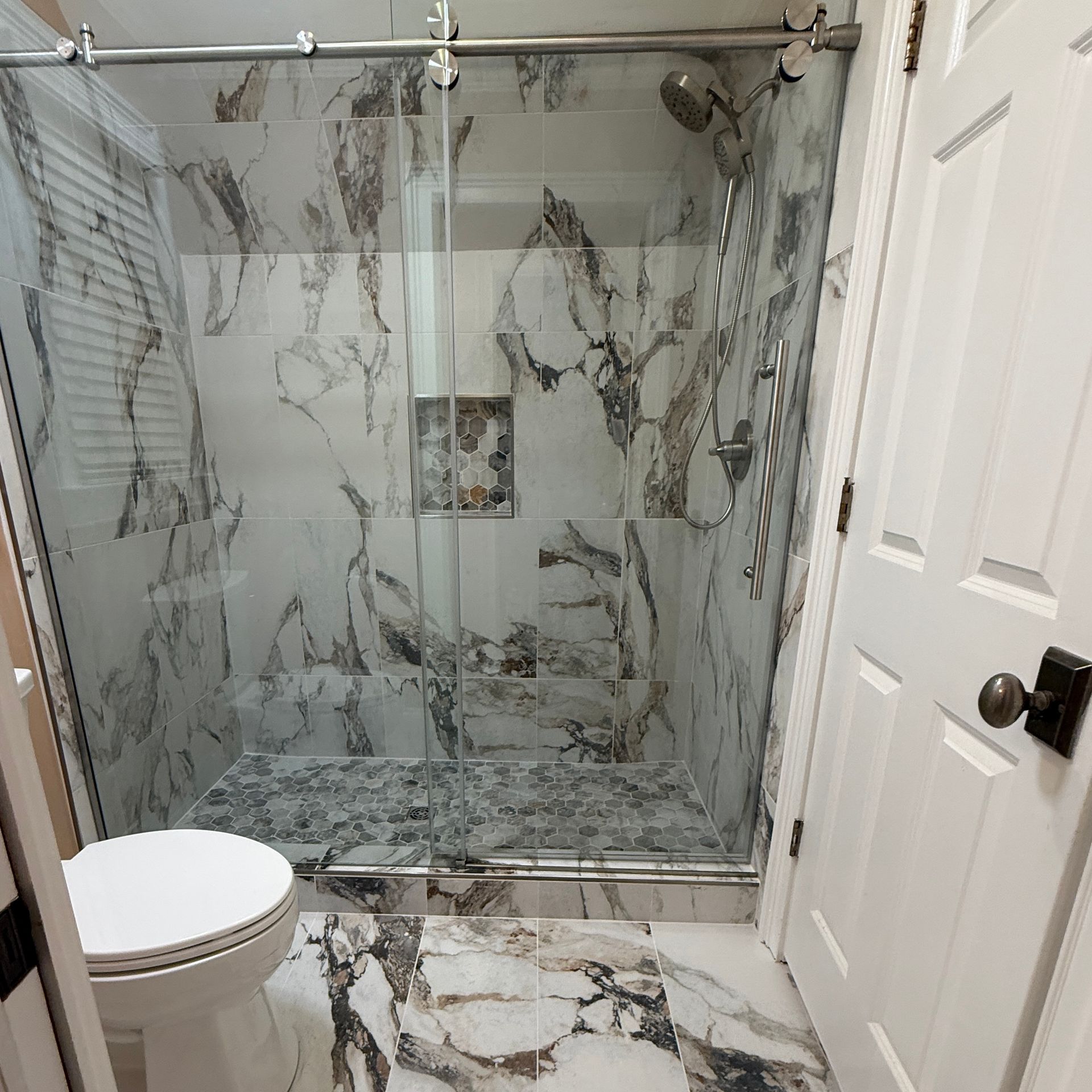 Bathroom Renovation by Martin's Master Flooring