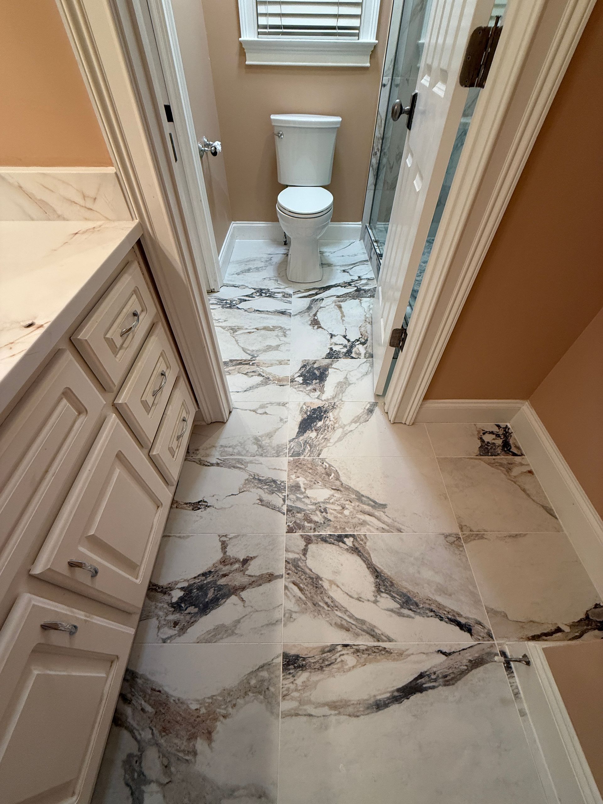 Bathroom Renovation by Martin's Master Flooring