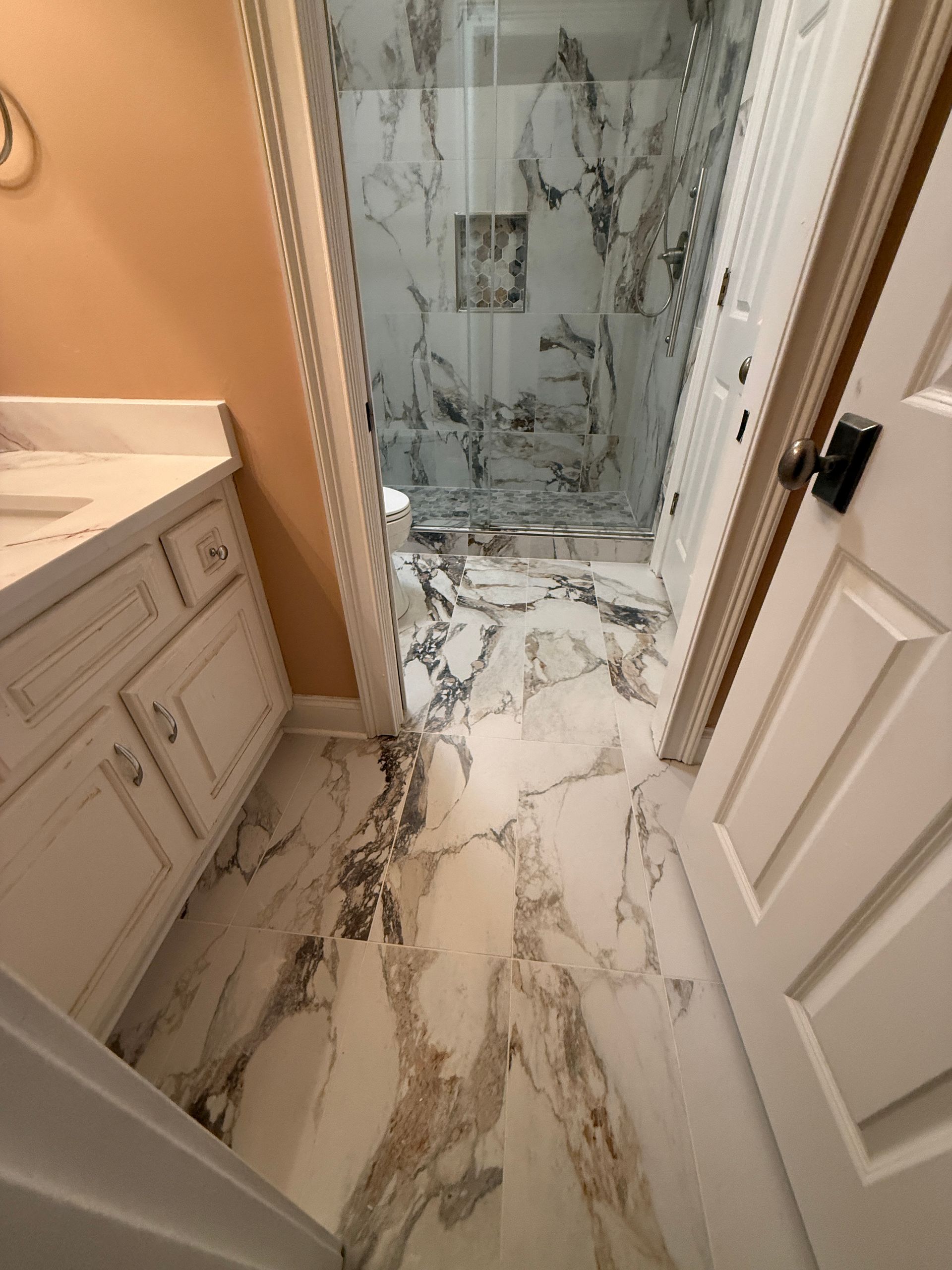 Bathroom Renovation by Martin's Master Flooring