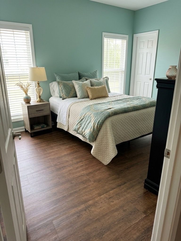 Luxury Vinyl Plank Installed by Martin's Master Flooring - 6.5mm, Chocolate Strip