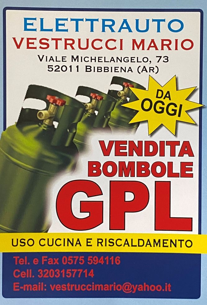 vendita bombole gpl