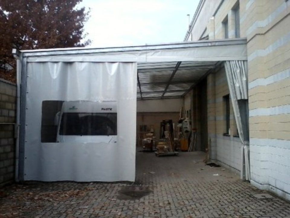 teloni in pvc per strutture d'emergenza