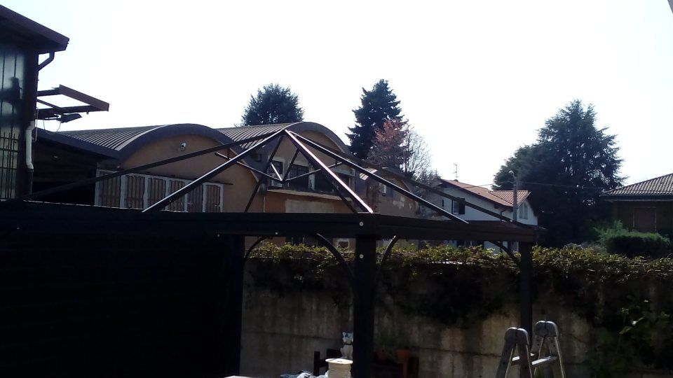teloni in pvc per strutture in metallo