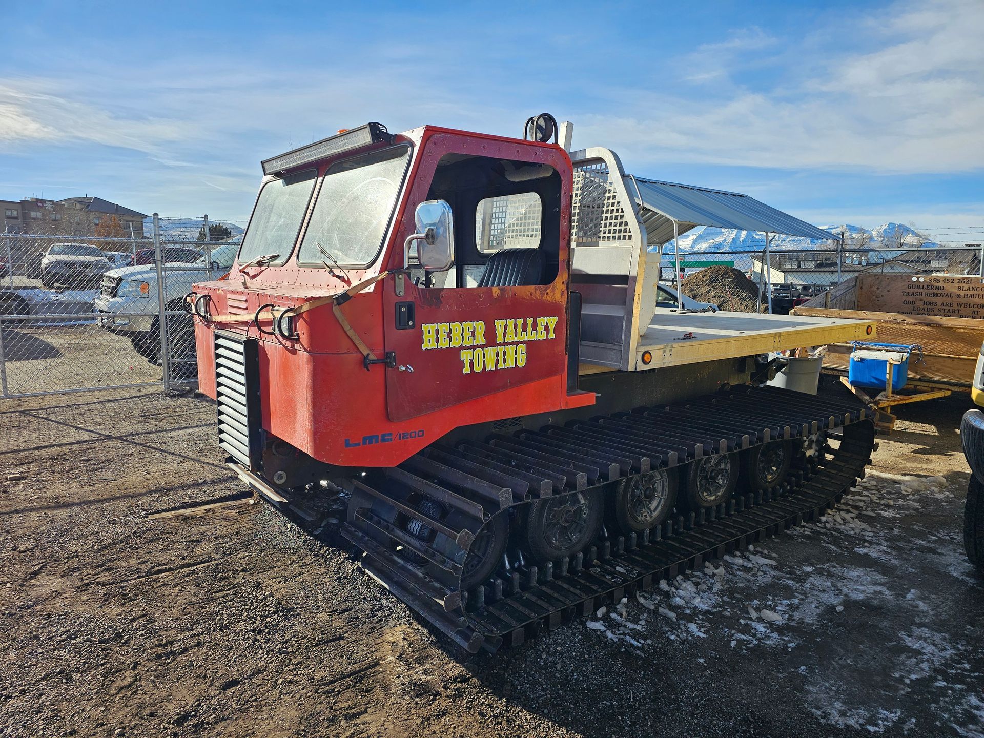 Towing a damaged car — Heber Valley Towing in Heber City, UT Towing a damaged car — Heber Valley Towing in Heber City, UT