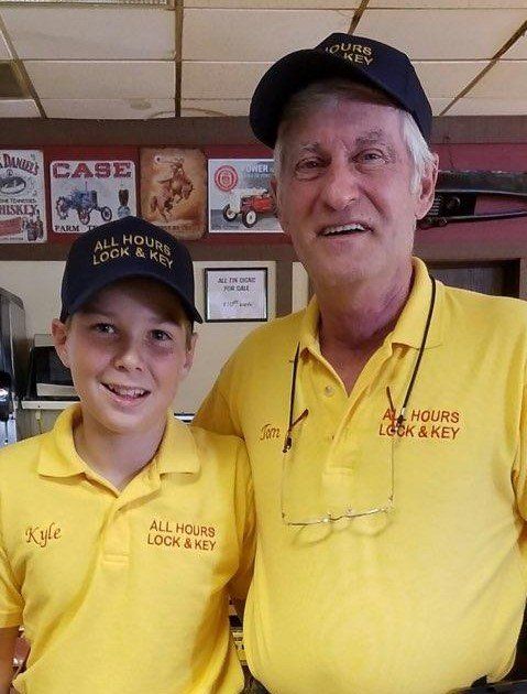Senior Man With His Grandchild — Columbia, MO — All Hours Lock & Key